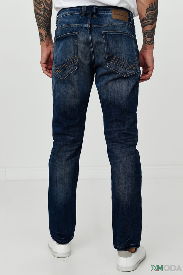 Модные джинсы Tom Tailor, размер 54, цвет синий - фото 5
