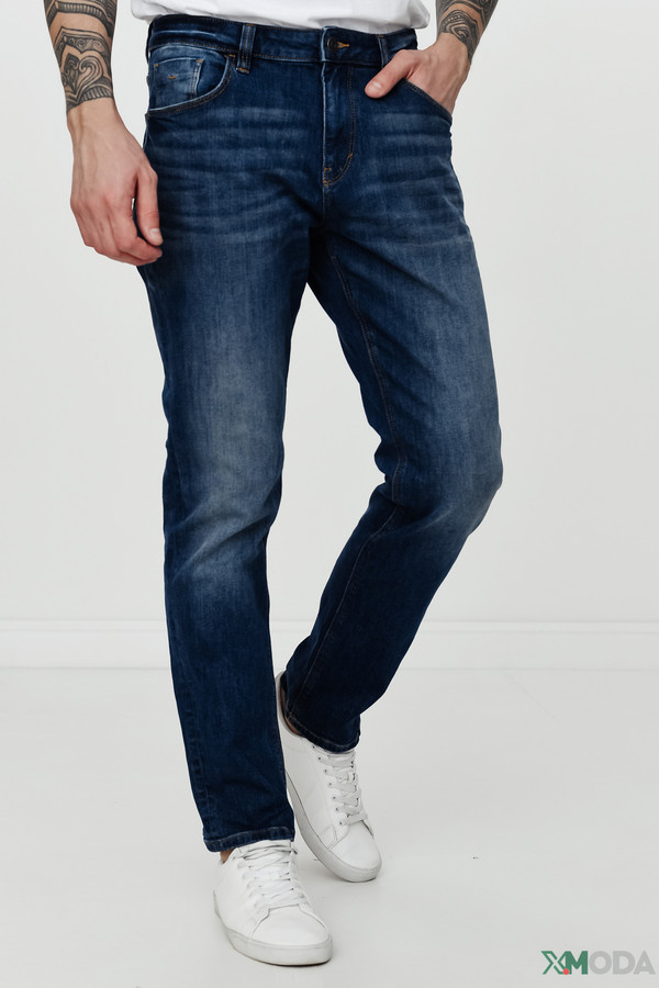 Модные джинсы Tom Tailor, размер 54, цвет синий - фото 3