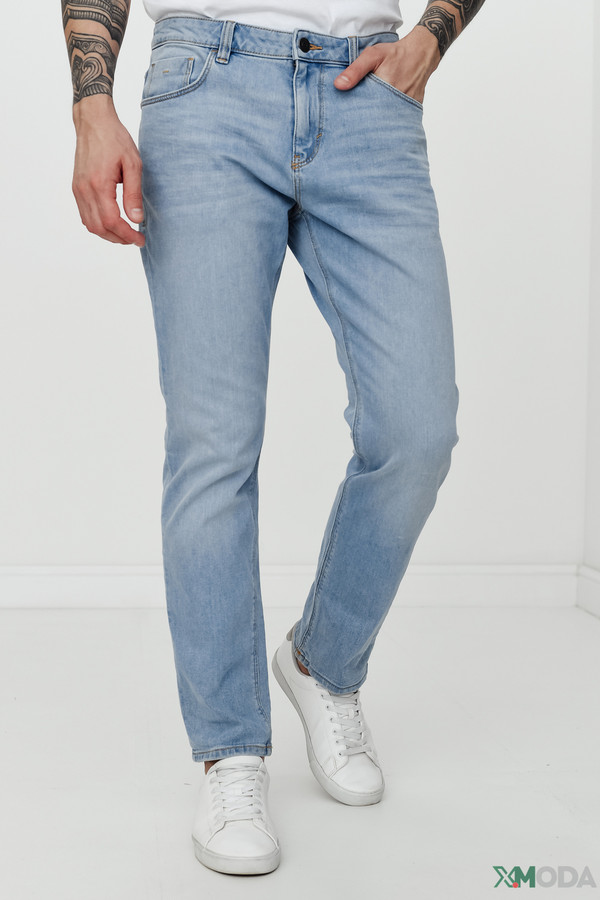 Модные джинсы Tom Tailor голубого цвета