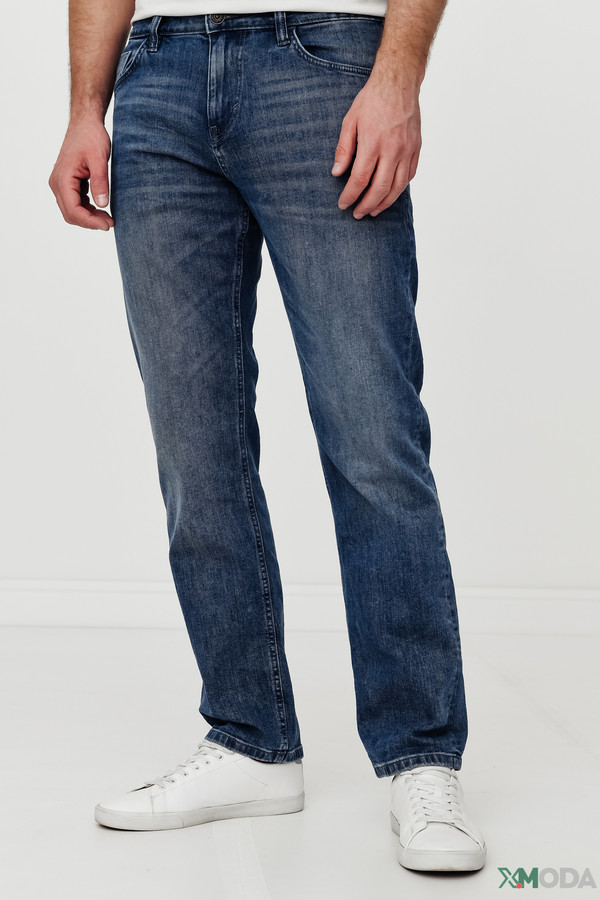 Модные джинсы Tom Tailor, размер 54, цвет синий - фото 4