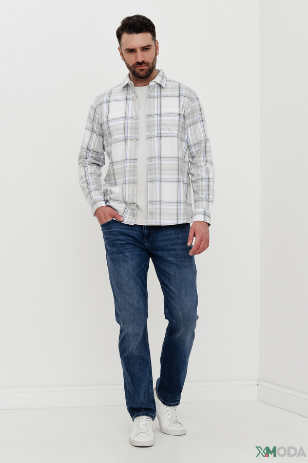 Модные джинсы Tom Tailor, размер 54, цвет синий - фото 3