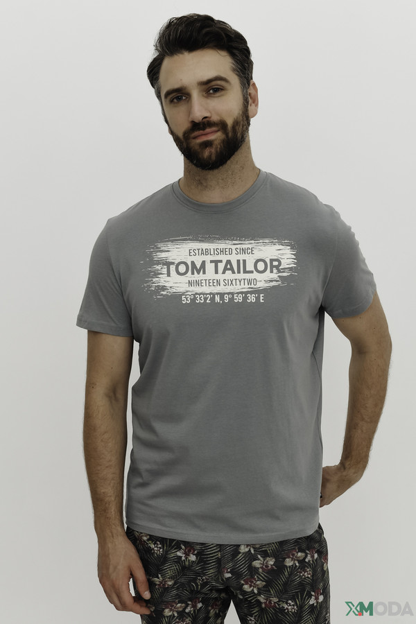 Футболкa Tom Tailor, размер 44, цвет зелёный - фото 3