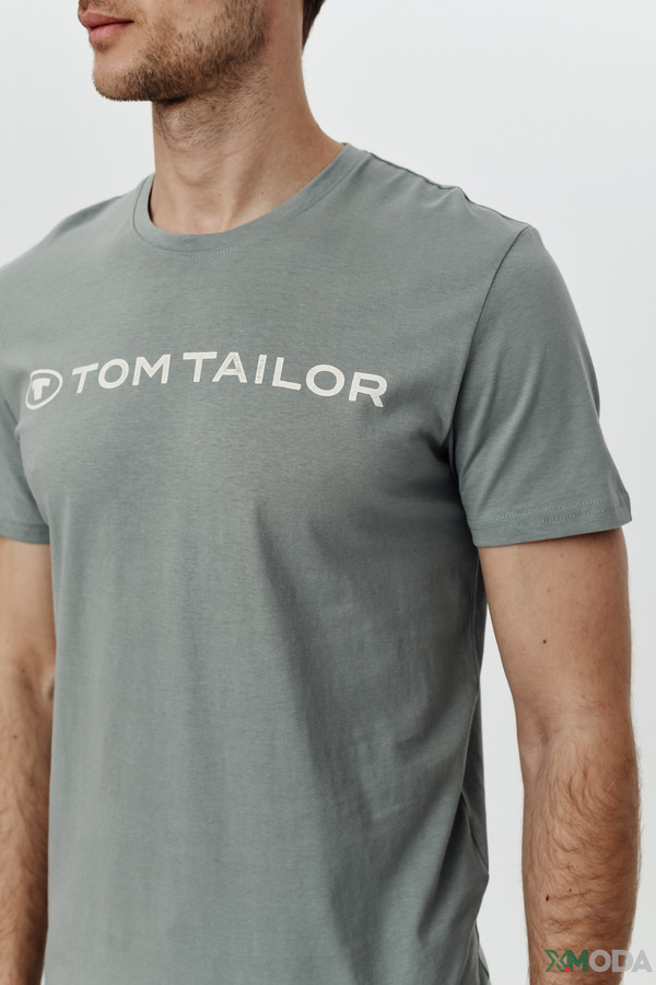 Футболкa Tom Tailor, размер 46-48, цвет серый - фото 5