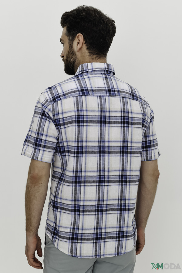 Мужские рубашки с коротким рукавом Tom Tailor, размер 46-48, цвет разноцветный - фото 4
