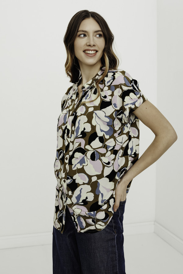 Блузa Tom Tailor, размер 46, цвет разноцветный - фото 4