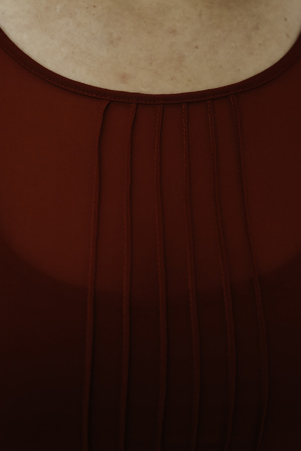 Блузa Lebek, размер 50, цвет красный - фото 5