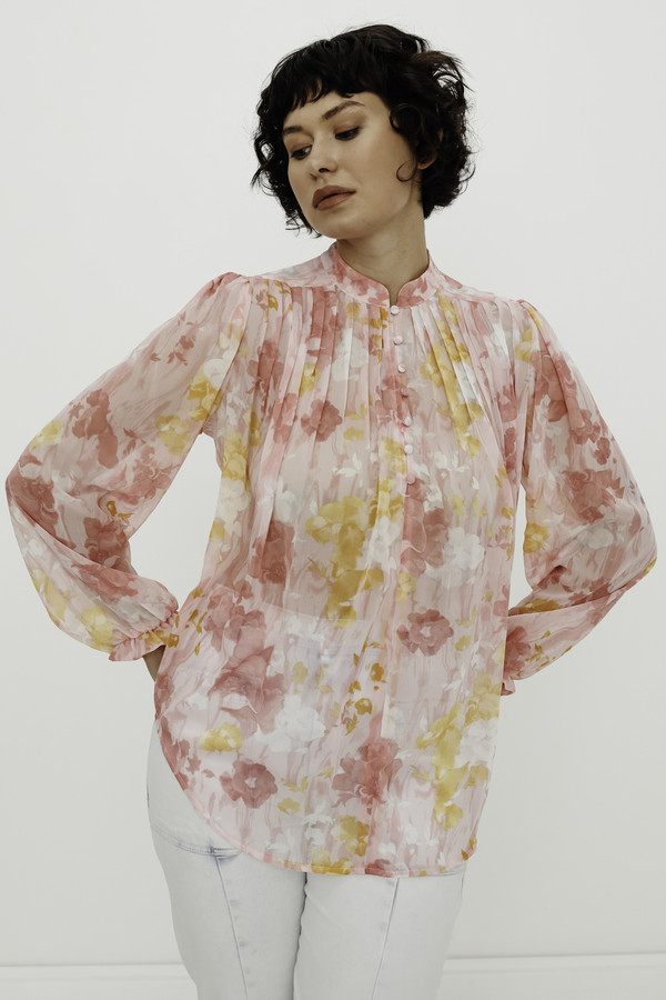 Блузa QS, размер 44, цвет разноцветный - фото 1