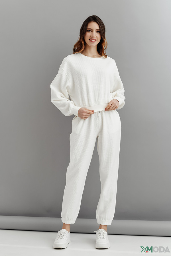 Пуловер QS, размер 36-38, цвет белый - фото 2