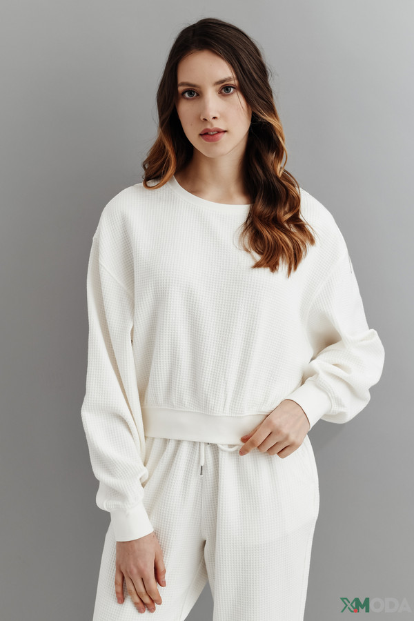 Пуловер QS, размер 36-38, цвет белый - фото 1
