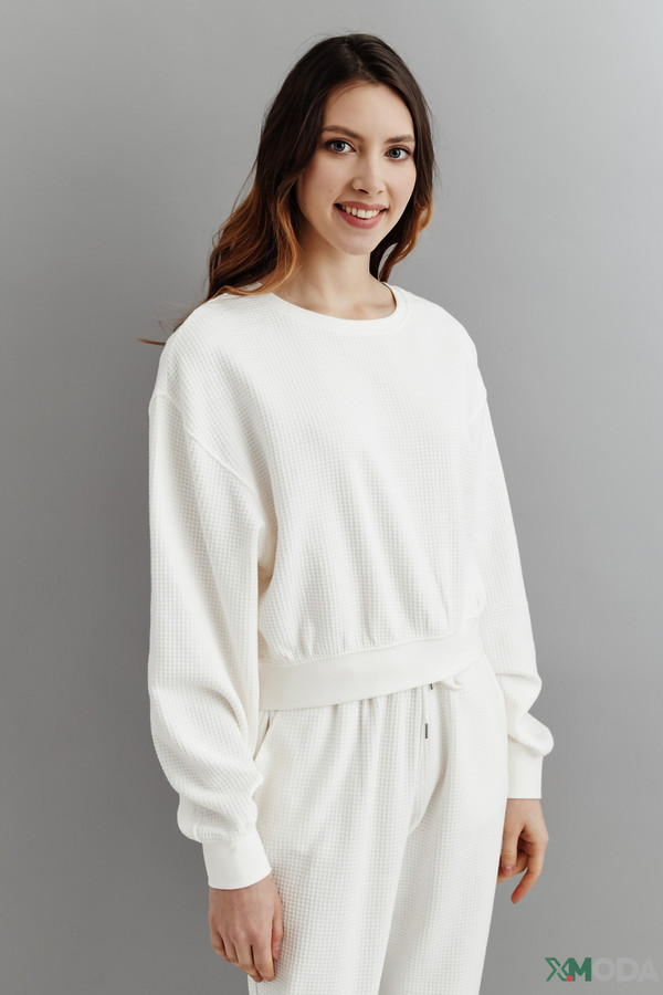 Пуловер QS, размер 36-38, цвет белый - фото 3