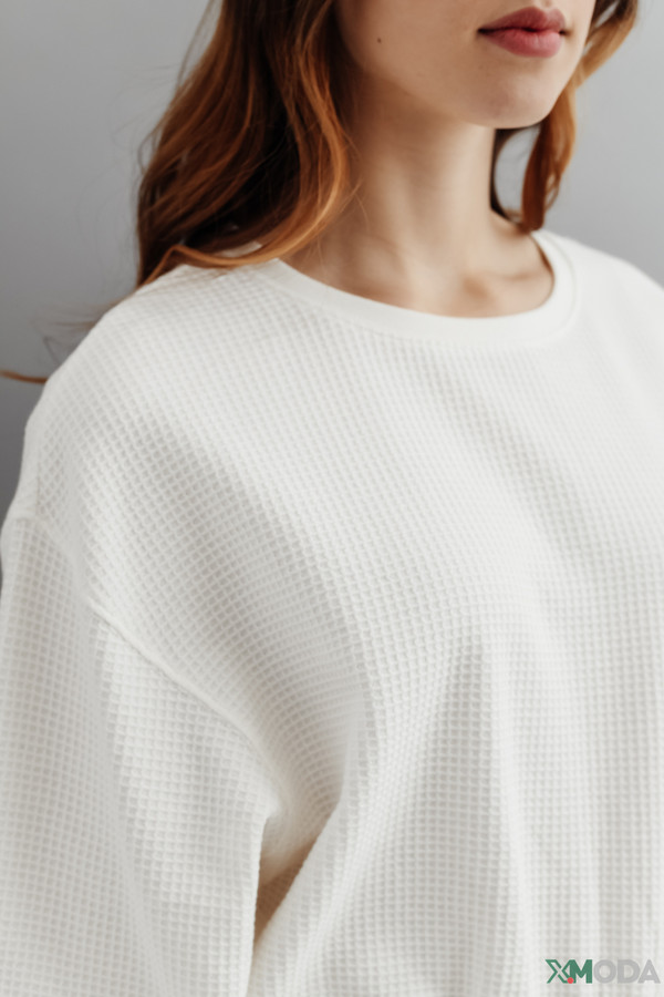 Пуловер QS, размер 36-38, цвет белый - фото 5