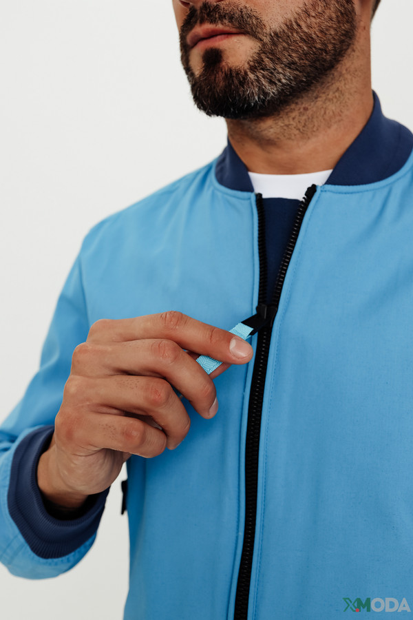 Куртка Boss Casual, размер 52, цвет синий - фото 7