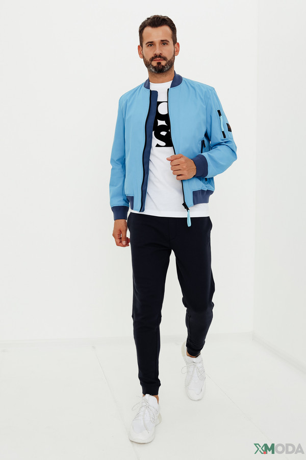 Куртка Boss Casual, размер 52, цвет синий - фото 2