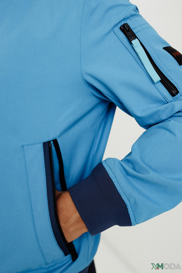 Куртка Boss Casual, размер 52, цвет синий - фото 9