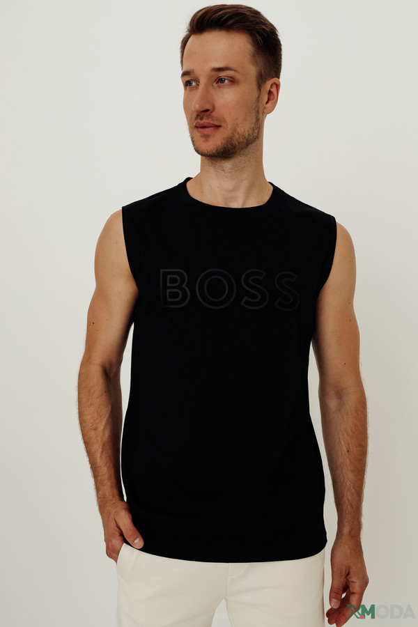 Футболкa Boss Athleisure, размер 50-52, цвет чёрный - фото 1