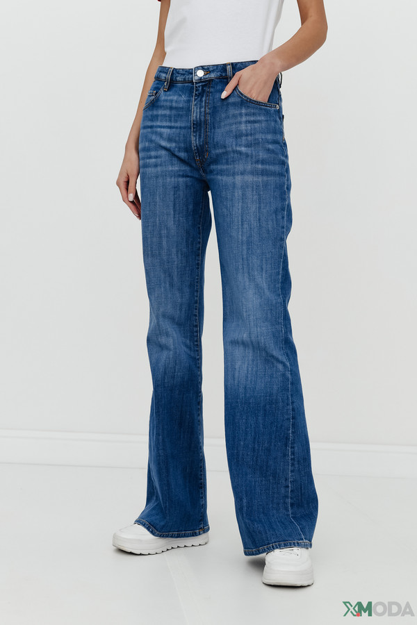 Модные джинсы Boss Business, размер 44(L34), цвет синий