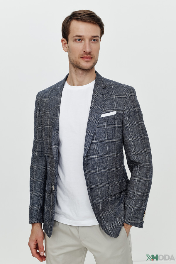 Пиджак Boss Business, размер 48, цвет серый