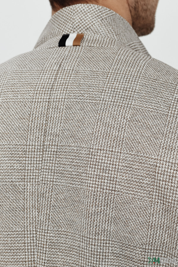 Пиджак Boss Business, размер 58, цвет серый - фото 7