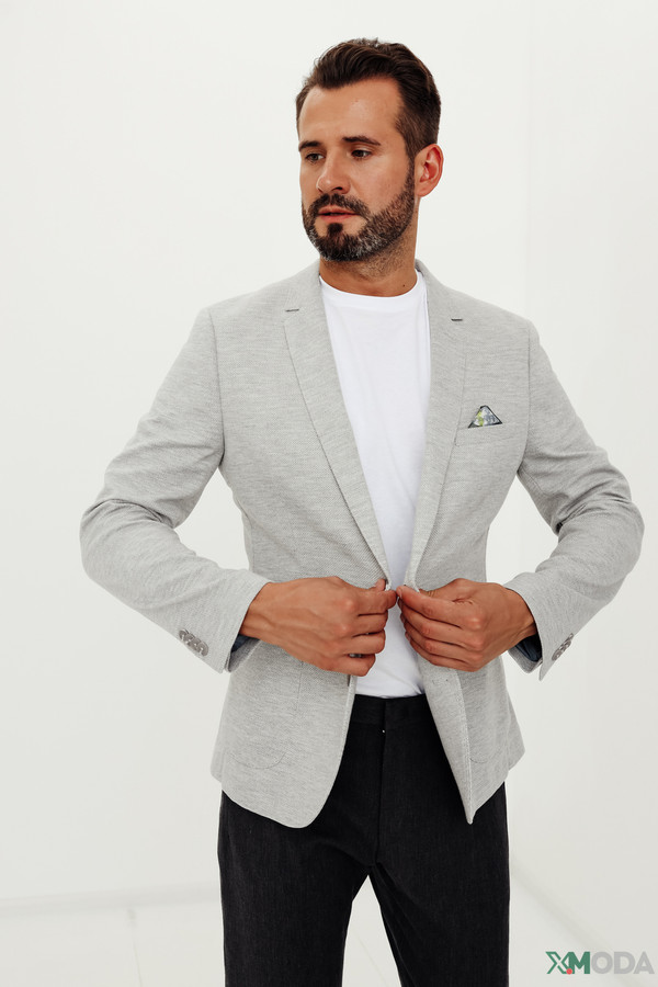 Пиджак Calamar, размер 52, цвет серый - фото 4