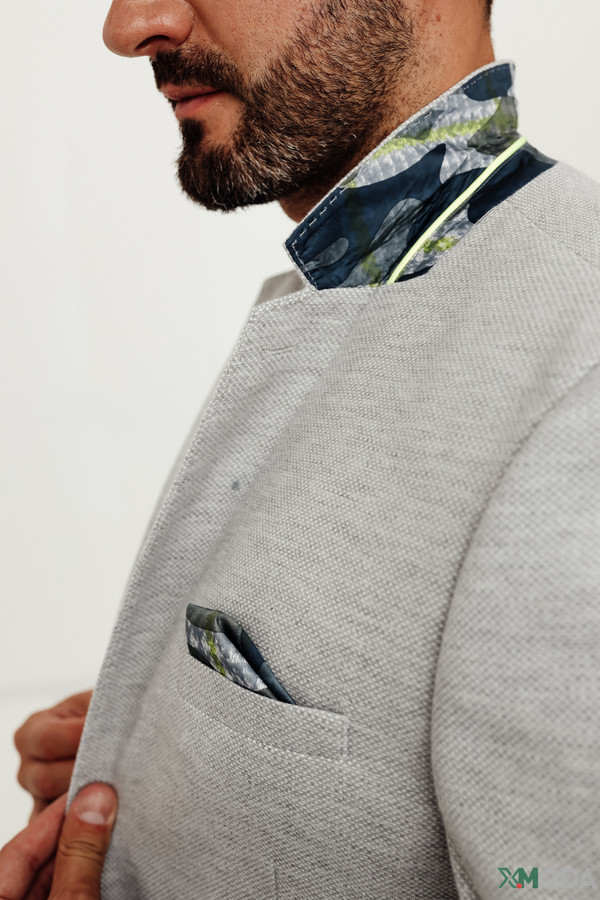 Пиджак Calamar, размер 52, цвет серый - фото 8