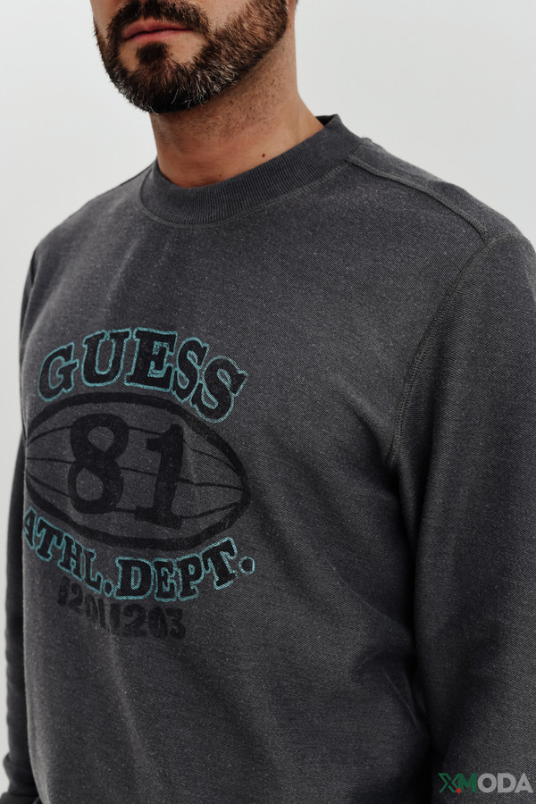 Джемпер Guess, размер 48, цвет серый - фото 5