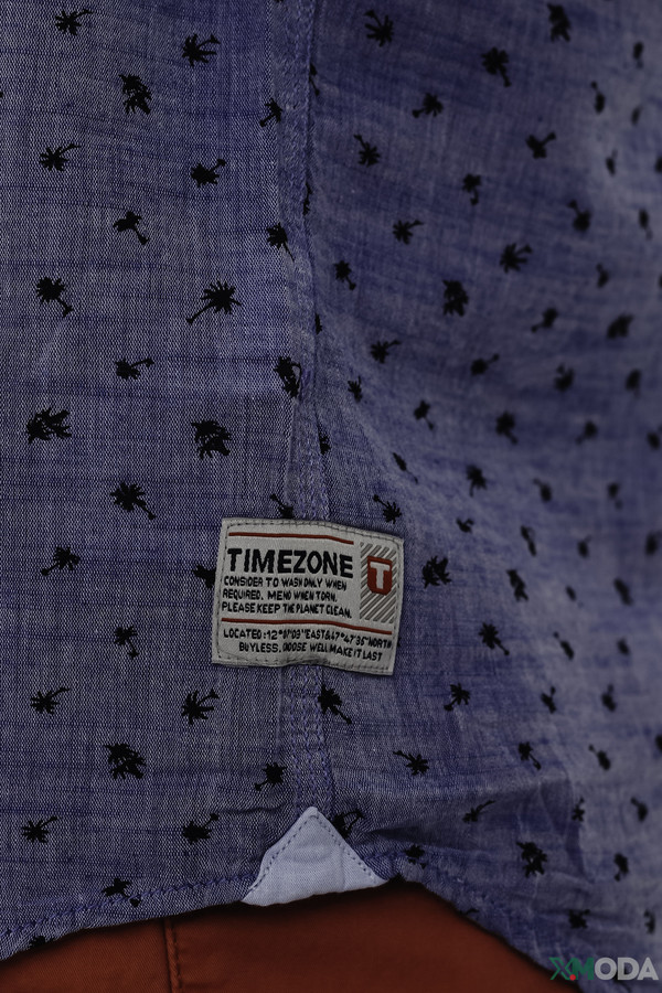 Мужские рубашки с коротким рукавом Time Zone