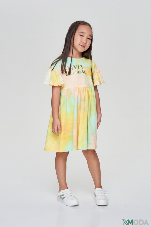 Платье Choupette, размер 28-104, цвет разноцветный - фото 1