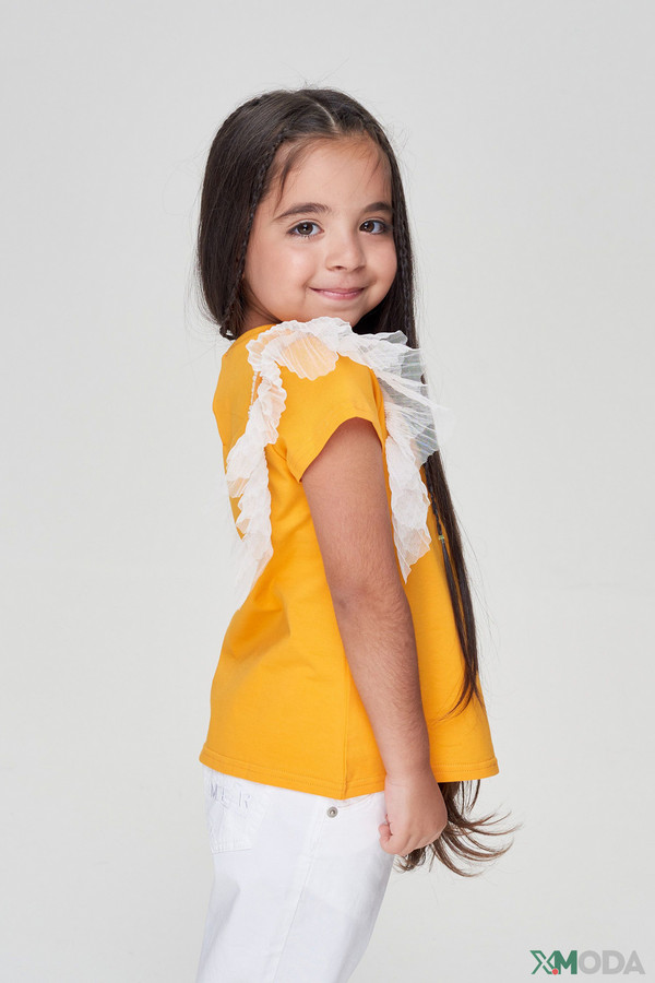 Блуза Choupette, размер 26-98, цвет жёлтый - фото 2