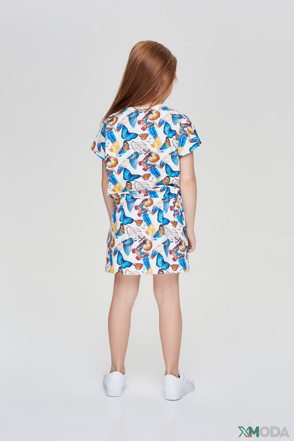 Платье Choupette, размер 32-128, цвет разноцветный - фото 3