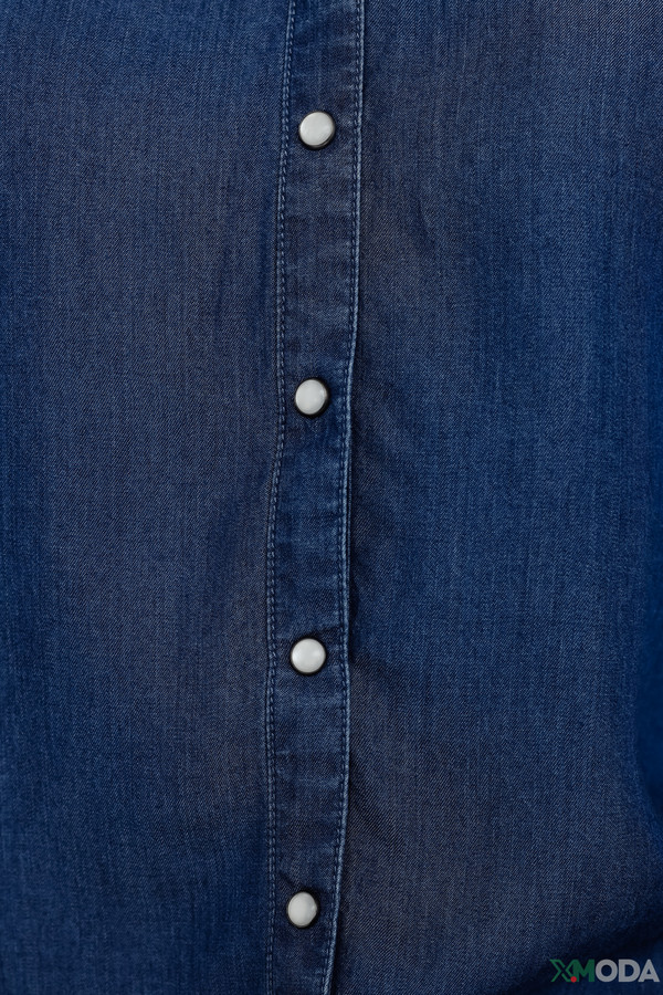 Блузa Pezzo, размер 50, цвет синий - фото 6