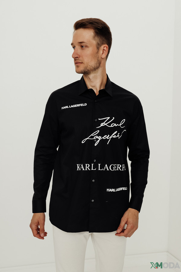 Рубашка Karl Lagerfeld, размер 52-54, цвет разноцветный - фото 3