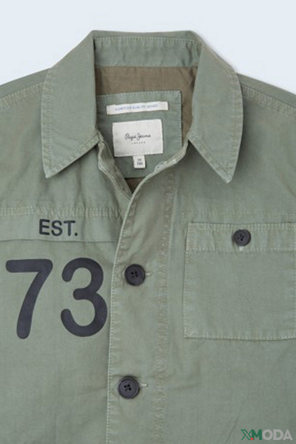 Куртка Pepe Jeans London, размер 44-164, цвет зелёный - фото 4