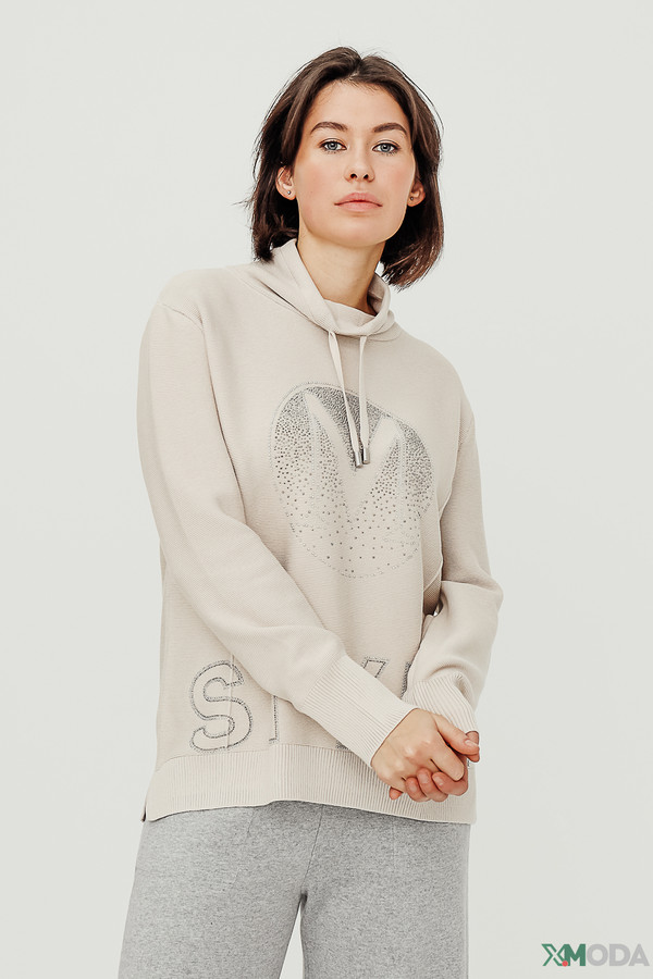 Пуловер Monari, размер 50, цвет серый - фото 3