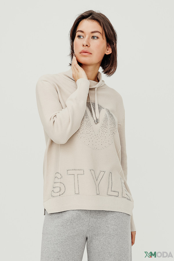 Пуловер Monari, размер 50, цвет серый - фото 1
