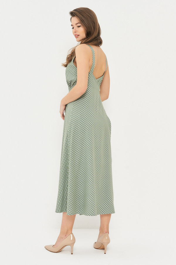 Длинное платье BE YOU, размер 42-44, цвет зелёный - фото 4