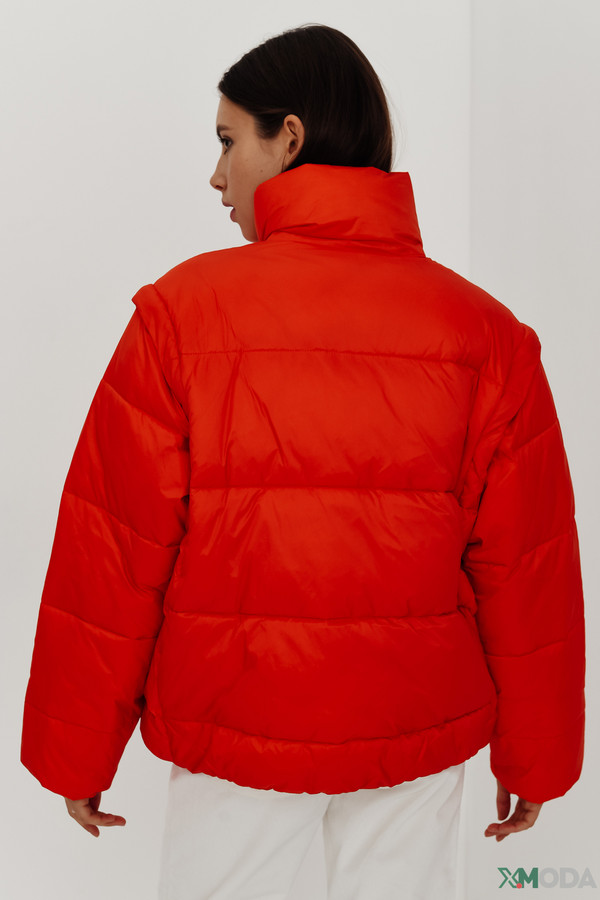 Куртка Oui, размер 44, цвет красный - фото 5