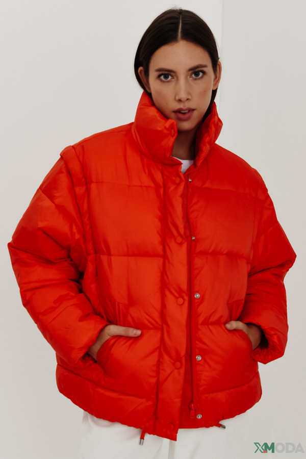 Куртка Oui, размер 44, цвет красный - фото 1