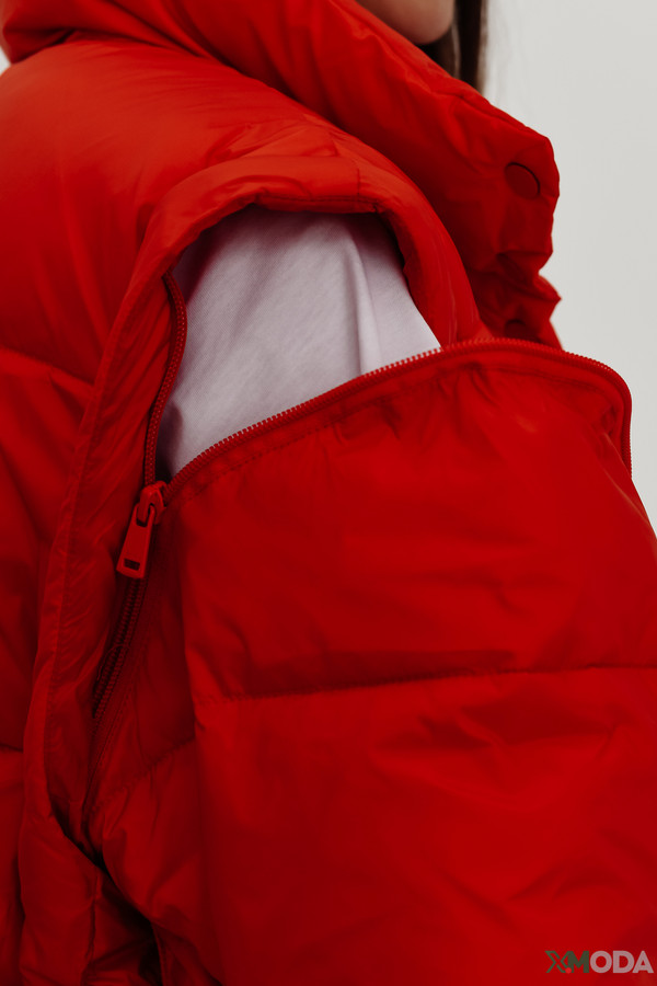 Куртка Oui, размер 44, цвет красный - фото 9