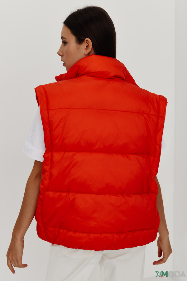 Куртка Oui, размер 44, цвет красный - фото 12