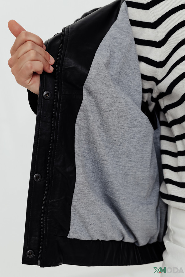 Куртка Oui, размер 46, цвет чёрный - фото 6