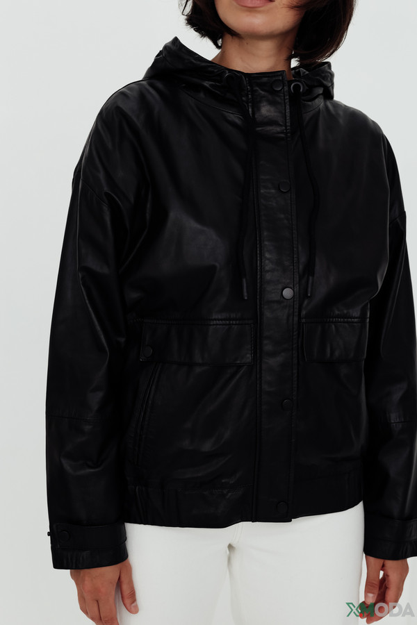 Куртка Oui, размер 46, цвет чёрный - фото 5