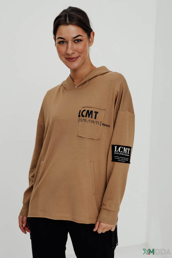 Пуловер Lecomte, размер 50, цвет коричневый - фото 1