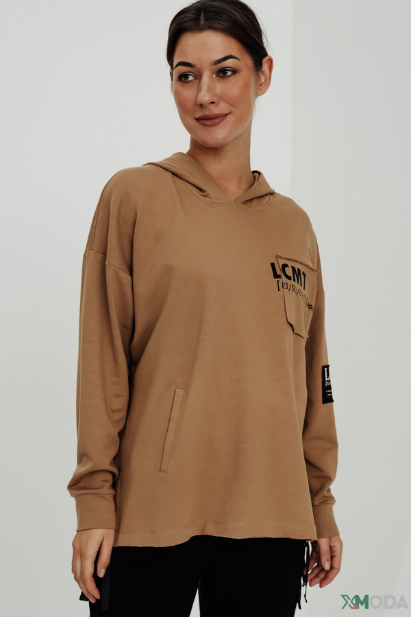 Пуловер Lecomte, размер 50, цвет коричневый - фото 3