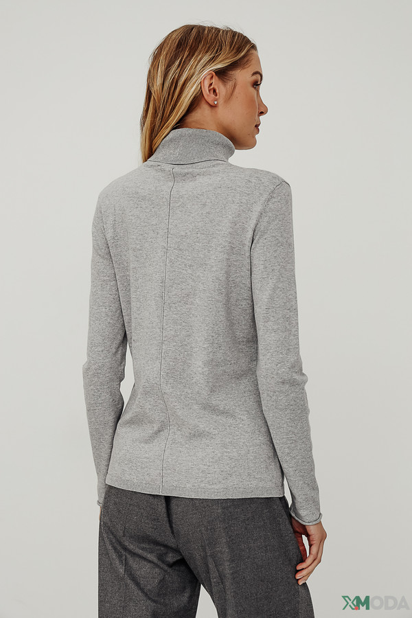 Пуловер Oui, размер 52, цвет серый - фото 4