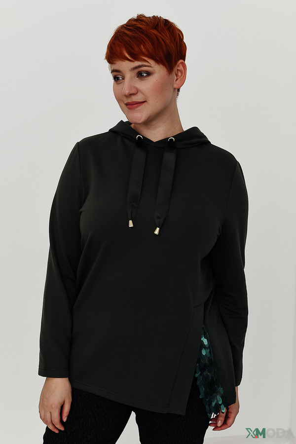 Пуловер Samoon, размер 52, цвет чёрный - фото 4