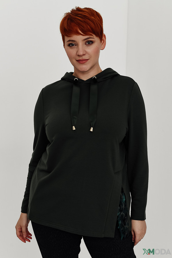 Пуловер Samoon, размер 52, цвет чёрный - фото 1