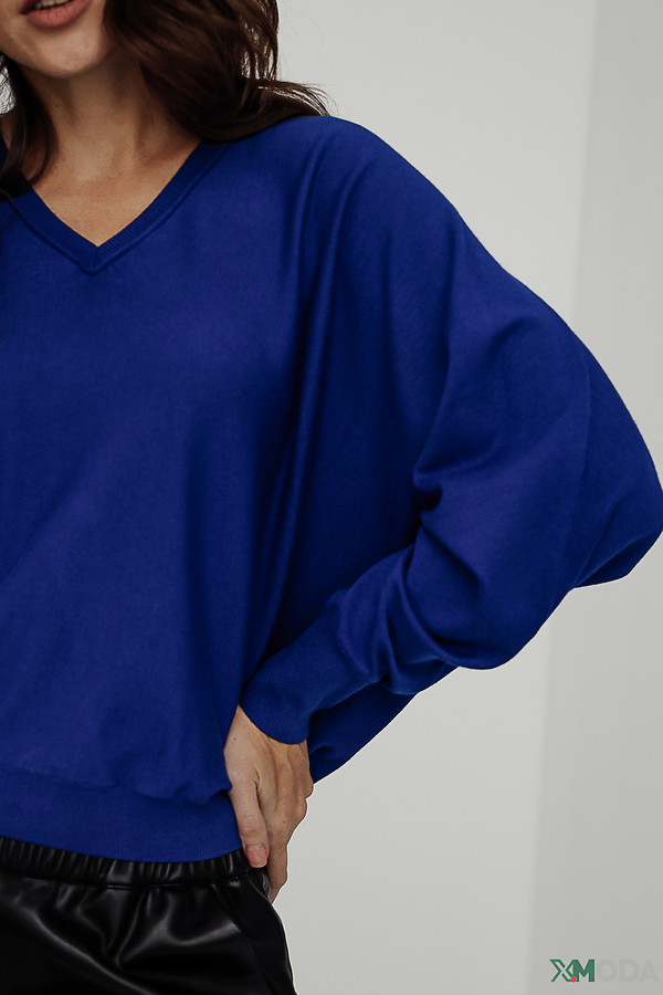 Пуловер Luisa Cerano, размер 44, цвет синий - фото 5