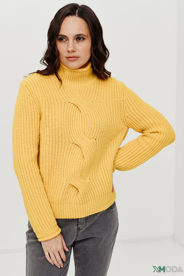 Пуловер Marc Cain цвет жёлтый