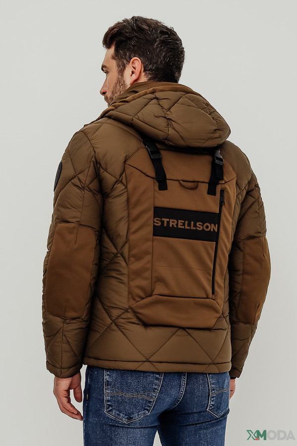 Куртка Strellson, размер 56, цвет коричневый - фото 5