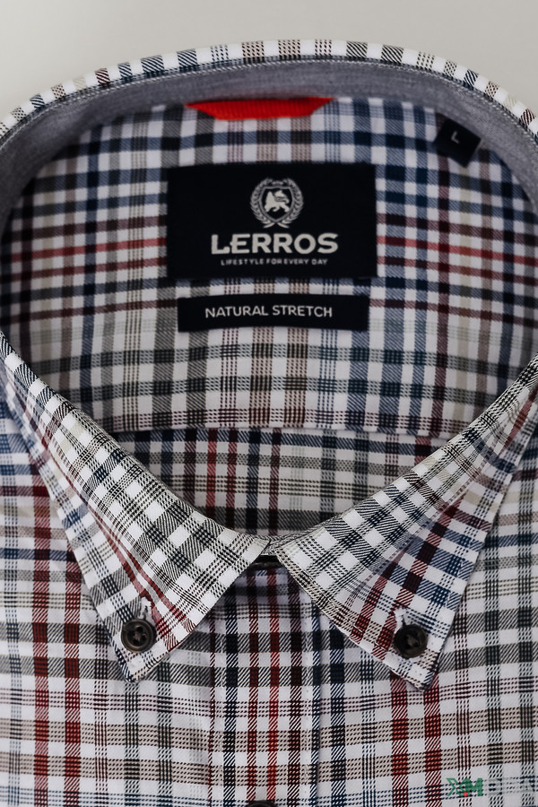 Рубашка с длинным рукавом Lerros, размер 46-48, цвет разноцветный - фото 6